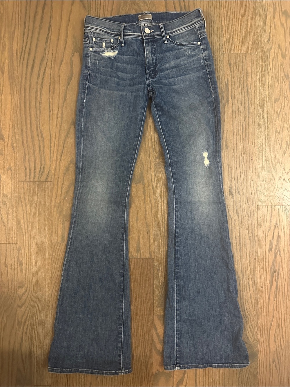 MOTHER Size 26 Flare Graffiti Girl Jeans